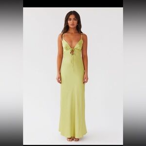 Peppermayo green maxi dress